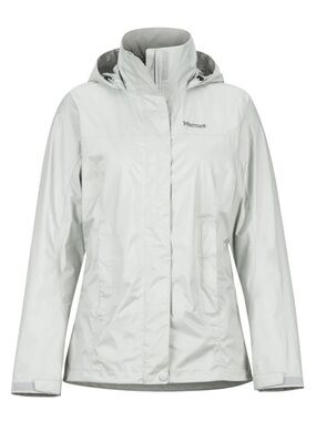 Marmot Women's PreCip Eco Jacket in Platinum Gray